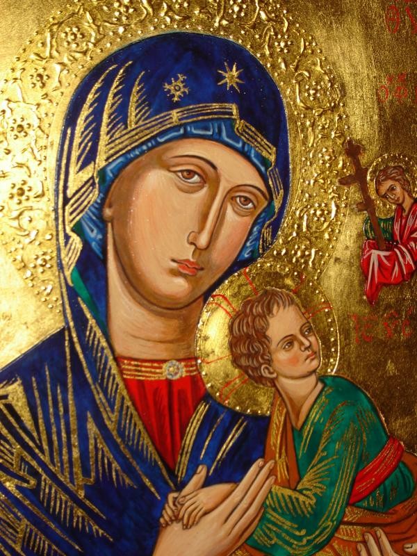 Matka Boża Nieustającej Pomocy - Ikona ręcznie malowana (pisana), Galeria www.ikony-art.com